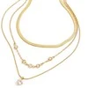 Troli Triple auksinis-plated pakabukas with zircons VJDN0308010