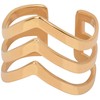 Troli Triple auksinis-plated steel ring
