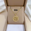 Troli Women's auksinis-plated Tree of Life pakabukas with clear crystals