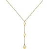 Trussardi Modern moteriškas paauksuoto plieno pakabukas T-Design TJAXA09