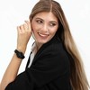 Laikrodis TRUSSARDI R2453157501. Kvarcas, Juoda Spalva. Moteris.