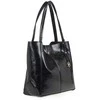 Verde Women's handbag 2 in 1 16-7504 Juodas