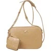 Verde Women's 2-in-1 crossbody bag 16-7924 beige