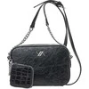 Verde Women's 2-in-1 crossbody bag 16-7924 juodas