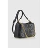 Verde Dámská crossbody kabelka 16-8177 Animal Print Juodas