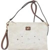 Verde Women's crossbody bag 16-8607 ivory