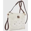 Verde Women's crossbody bag 16-8607 ivory