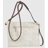 Verde Women's crossbody bag 16-8607 ivory