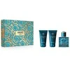 Kvepalų rinkinys vyrams Versace Eros (EDT 50 ml, dušo želė 50 ml, balzamas po skutimosi 50 ml)