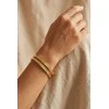 Victoria Walls Double solid bracelet Aurevia Gold VWB260667G