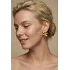 Victoria Walls Flower earrings with pearls Virexia Gold VWE260672G