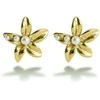 Victoria Walls Flower earrings with pearls Virexia Gold VWE260672G