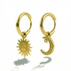 Victoria Walls Gold-plated 2-in-1 earrings with pendants VWE260736G