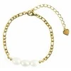 Victoria Walls Gold-plated bracelet with genuine pearls Orlisse Gold VWB260758G