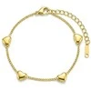 Victoria Walls Gold-plated bracelet with hearts Vaelisse Gold VWB260689G