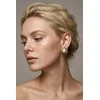Victoria Walls Gold-plated earrings Sun with pearl Elmora Gold VWE260670G