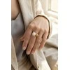 Victoria Walls Open auksinis-plated ring with pearl VWR260765G