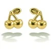 Victoria Walls Playful auksinis-plated earrings Cherry Gold VWE260763G