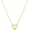 Vuch Beautiful auksinis-plated pakabukas Heart Emery Gold