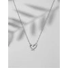 Vuch Charming steel pakabukas Heart Emery Sidabrinis