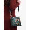 Vuch Dámská crossbody kabelka Coalie Flowers Žalias