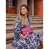 Vuch Moteriška odinė crossbody rankinė Leyra Wine