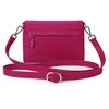 Vuch Moteriška odinė crossbody rankinė Leyra Wine