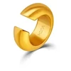 Vuch Distinctive single auksinis-plated earring Mirn Gold