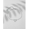 Vuch Minimalist Steel Bracelet Heart Emery Sidabrinis