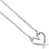 Vuch Minimalist Steel Bracelet Heart Emery Sidabrinis