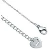 Vuch Minimalist Steel Bracelet Heart Emery Sidabrinis