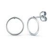 Vuch Minimalist steel earrings Ring Qupia Sidabrinis