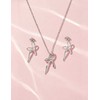 Vuch Modern steel earrings Bows Stellara Sidabrinis