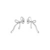 Vuch Modern steel earrings Bows Stellara Sidabrinis
