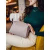 Vuch Moteriška odinė crossbody rankinė Lison Dusty Rožinė
