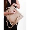 Vuch Moteriška odinė kuprinė Joanna Leather rusvai gelsvas