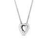 Vuch Romantic steel pakabukas with crystals Lunira Sidabrinis