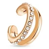 Vuch Split single earring with zircons Vein Rose Gold