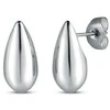 Vuch Tear drop steel earrings Lurea Sidabrinis