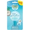 Wilkinson Sword vienkartinis skustuvas moterims My Intuition Comfort Coconut Delight 3 + 1 vnt.