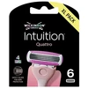Wilkinson Sword Wilkinson Intuition Quattro wkład su 4 ostrzami 6szt
