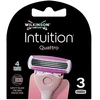 Tanita Wilkinson Intuition Quattro wkład su 4 ostrzami 3 vnt.
