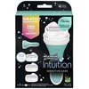 Wilkinson Sword moteriškas skustuvas „Intuition Sensitiv“ su rankena ir 3 skirtingomis galvutėmis