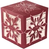 Zmile Cosmetics Snow Flake Cube Cherry Raudona Calednar - Adventní kalendář