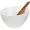 Salad bowl with utensils Homla MOOKA, 24 cm