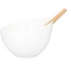 Salad bowl with utensils Homla MOOKA, 24 cm