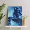 Astronautas ir žvaigždės 40×50 cm (apvalūs deimantukai)