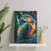 Dėlionė Graži papūga 40×50 cm (apvalūs deimantukai)