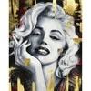 Marilyn Monroe 40*50 cm (Auksiniai dažai)