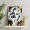 Marilyn Monroe 40*50 cm (Auksiniai dažai)